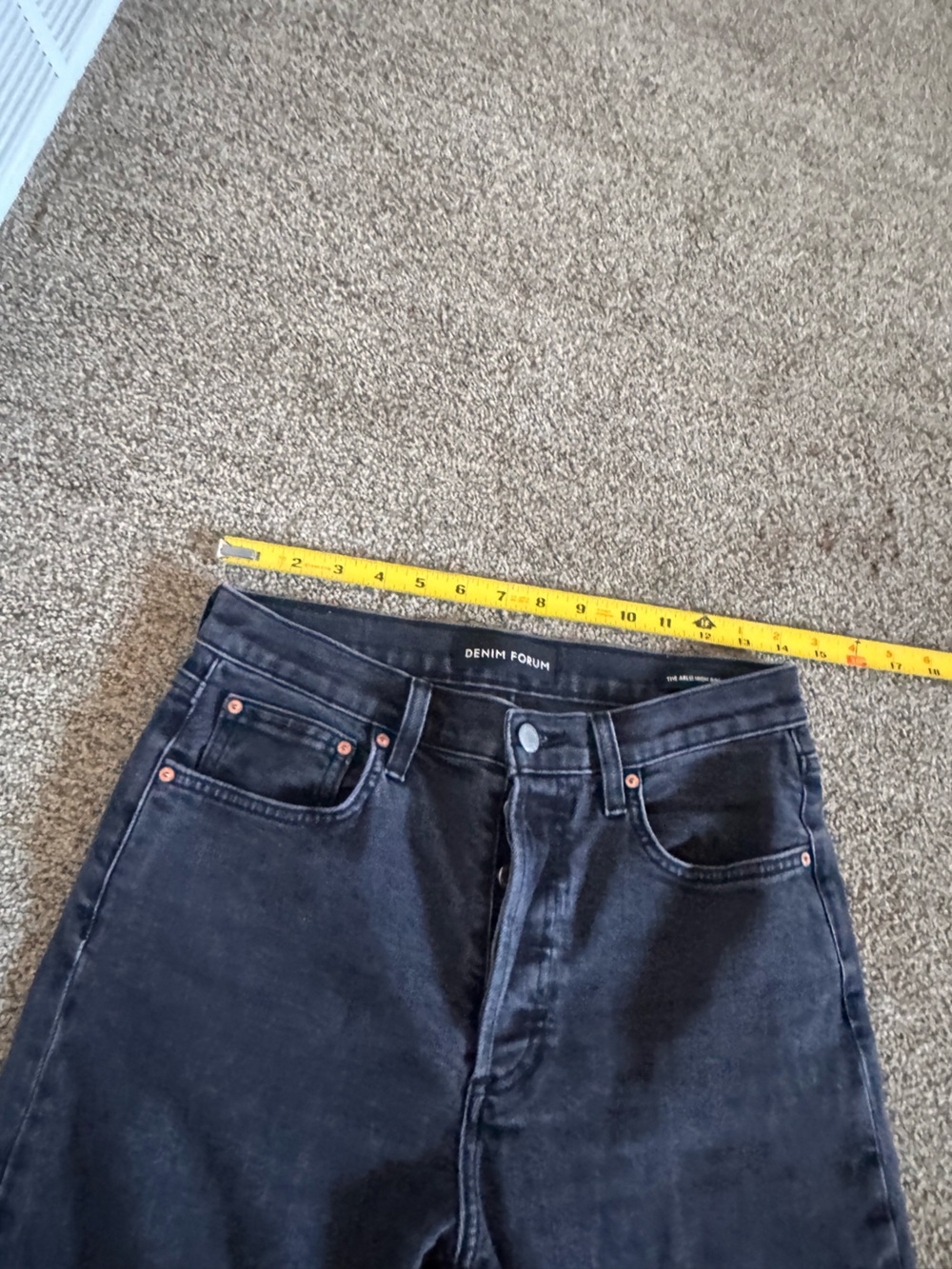 Denim Forum The Arlo Hi-Rise Straight Jean - Picture 6 of 7